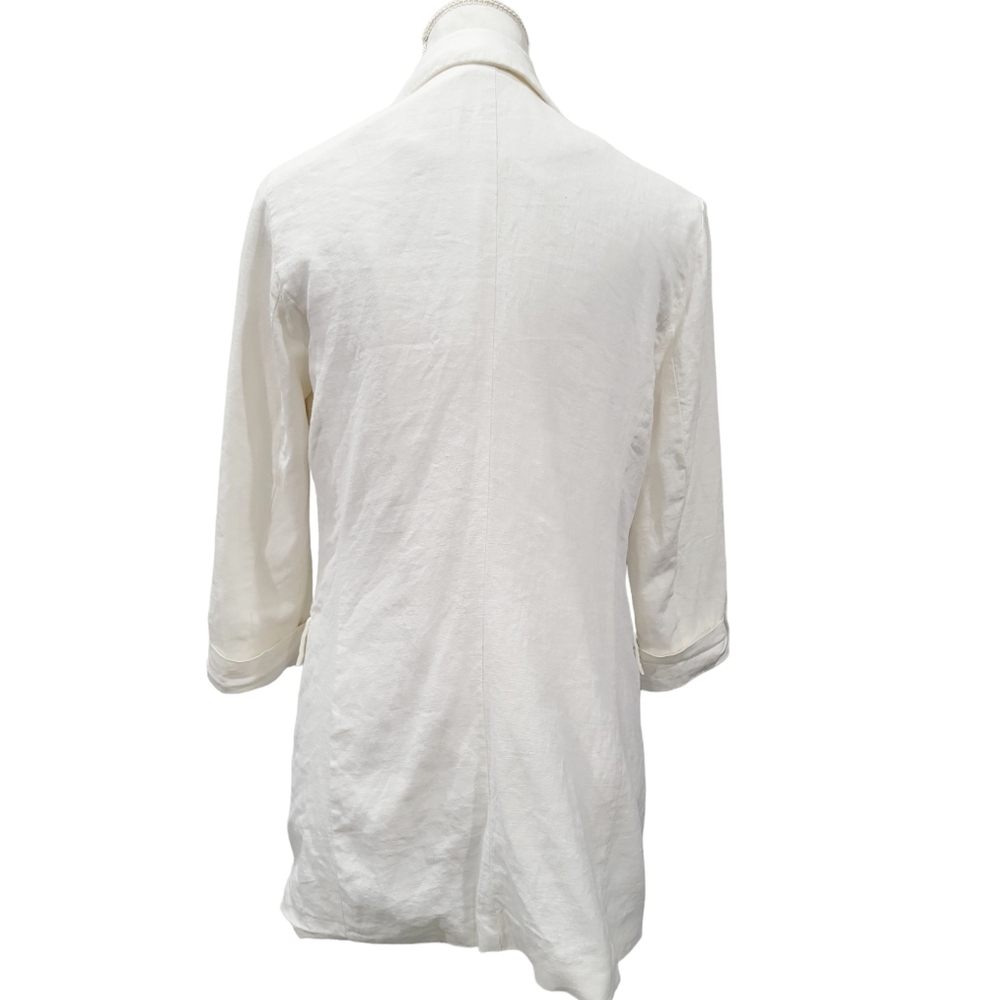 Dynamite Cream Open Front Blazer Size Small - image 2